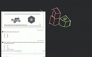 Interlocking cubes come in different colours. Different shapes ... | Filo