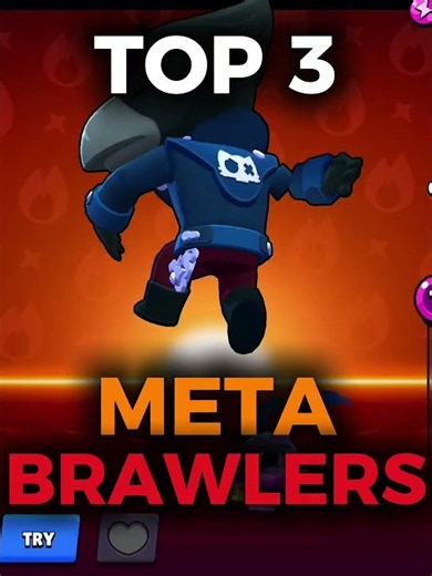 3 META BRAWLERS pt.1 #brawlstars #supercell #gaming #bs