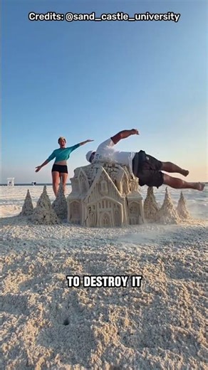 Why This Artist Wasn't Upset When His Sand Castle Was Destroyed?