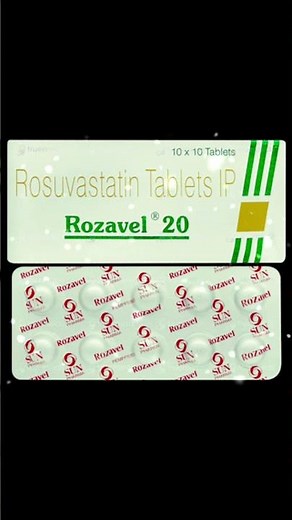 Rozavel 20 Tablet uses, benefits, side effects | Rosuvastatin explained simply | Heart health tips❤️