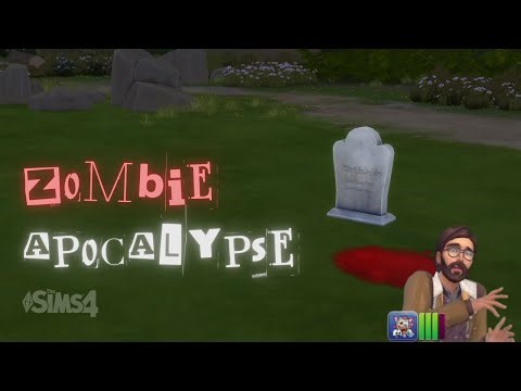 THE SIMS 4 - ZOMBIE APOCALYPSE MOD - can my sim prep for armageddon and survive a zombie outbreak?!