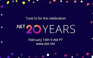 .NET 20 年庆典！！！