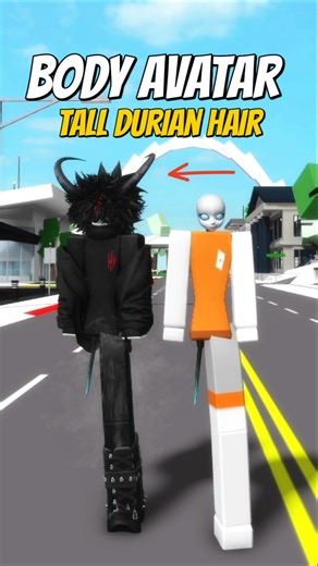 ID BODY TALL DURIAN HAIR In Brookhaven #roblox #brookhaven