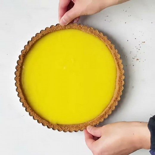 Lemon Curd Tart with Vanilla Chantilly Cream Dessert Recipe | C&H® Light Brown Sugar Pastry by Jenn