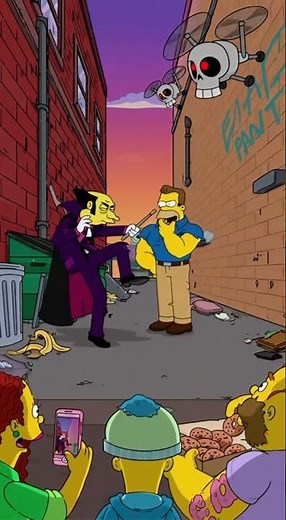 Homer vs. Vampire & Skull Drones! 🧛‍♂️