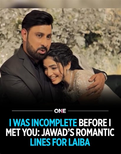 Pakistani actress Laiba Khan received a heartfelt expression of love from her husband, who described her as an essential part of his life, saying he feels incomplete without her. The emotional message has resonated with fans, highlighting the couple’s strong bond and affection for one another. Disclaimer: This video is sourced online and belongs to its original creator. We do not claim ownership. It is shared in an edited form for informational and appreciation purposes only. If you are the cont