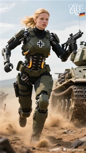 Stunning Female Tank Soldier Transformation to Mech ep13