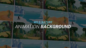 Wild nature - Animation background