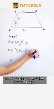 Calculate the Area of a Trapezoid: ABCD Example #Math #Trapeze #AreaOfATrapezoid