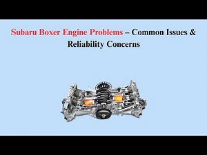Subaru Boxer Engine Problems – Common Issues & Reliability Concerns