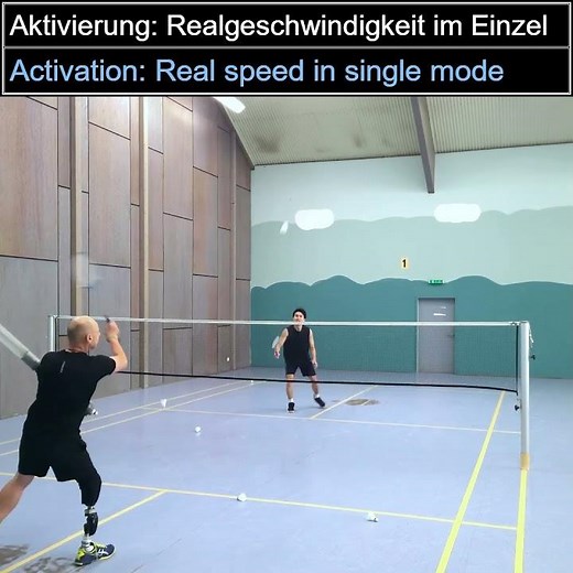 Aktivierung: Realgeschwindigkeit im Einzel | Activation: Real speed in single mode