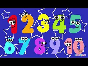 Number Song for Kids | Colorful Numbers 1-10 | Fun Counting Song | Bimbleyboo