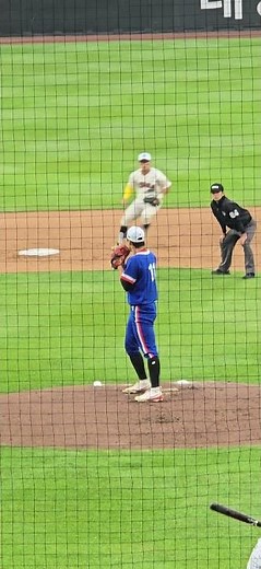 송원대학교 야구부 우완투수 No.11 김상범 선수 게임 피칭 영상 x 2025 제3회 한화이글스배 고교vs대학 올스타전 현장체크