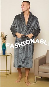 Mens Fleece Bath Robes