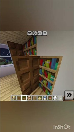 ​Minecraft Secret Library Build Idea! 📚🔥 | Minecraft Bedrock Edition#shortvideo