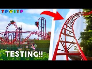 NEW UK Thrill Roller Coaster is TESTING!!