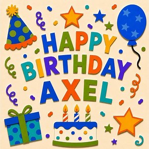Happy Birthday Axel (Power pop hero)