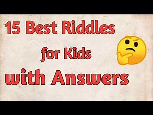 15 Best Riddles for kids//Riddles for kids//Riddles and brain teasers//funny riddles with answers