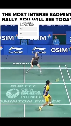 Lin Dan🇨🇳toying with Peter Gade!!🔥 #badminton