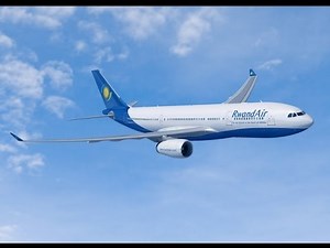 RwandAir AIRBUS 330-200 LANDS IN KIGALI