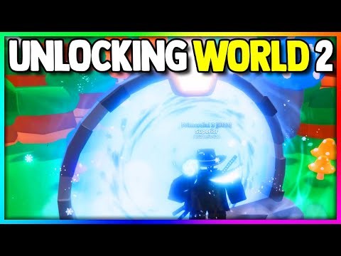UNLOCKING WORLD 2 in Roblox Omega Rarities 2...
