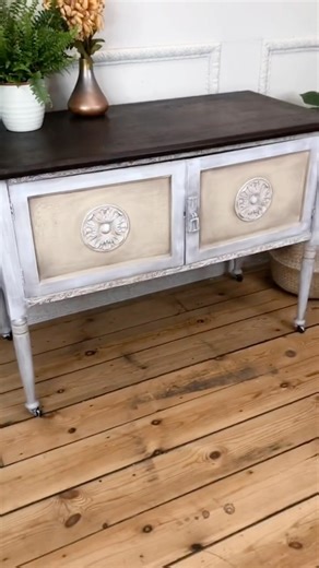 Sideboard Makeover” Behold the stunning transformation of this sideboard makeover, where the artful selection of WoodUbend mouldings, WoodUbend Trim, and Posh Chalk stencil work harmoniously to redefine elegance. ✨ Delve into the captivating details of this ravishing transformation Products used: WoodUbend Applique WUB6013 WoodUbend Trim TR124 #WoodUbend #PoshChalk #FurnitureMagic #HomeDecorInspiration #creativeelegance #sollyjo #sollyjoscreation #poshchalkpigments #CraftingJourney #woodubendtri