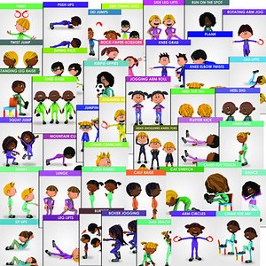 Movement Break Posters - 40 Ready To Print Brain Break Posters