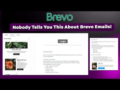 Free Email Marketing Tools with Brevo | Full Course Template Creation (Part 2)