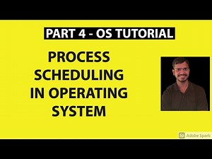 Part 4: Operating System Tutorial | Process Scheduling Algorithms | FCFS | SJF | SRTF | RR