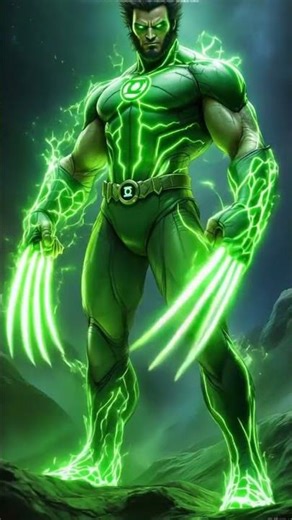 I merged Green lantern with wolverine
