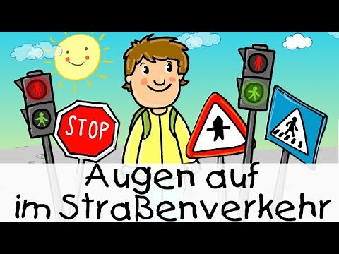 💡 Augen auf im Straßenverkehr || Kinderlieder zum Lernen