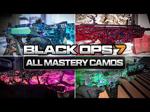 ALL 16+ Black Ops 7 Mastery Camos FULL Showcase… (Campaign, Zombies, Warzone, Multiplayer)