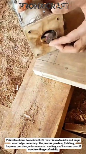 Fast Wood Edge Trimming with a Hand Router | Clean & Accurate Cuts