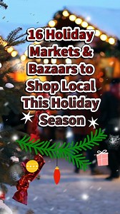 1.3K views | Shop local this Holiday season and check out these 16 holiday markets, bazaars and towns that are offering unique and homemade items. Find the perfect gifts for your friends and family while supporting small businesses and vendors! ⁠ ⁠ Read more about these Markets & Bazaars by clicking the link below! https://blog.jerseyshoreinmotion.com/2024/11/16-holiday-markets-bazaars-to-shop-local-this-holiday-season/ | Jersey Shore InMotion | Facebook
