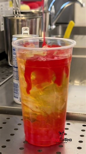 Raspberry Red Bull Strawberry Pop Boba Recipe