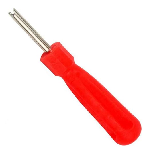 Tire Valve Core Removal Tool Plastic Red Color Single Head Tyre Repair Tools Universal Schrader Valve Core Wrench