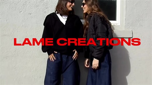 LAME CREATIONS JUMBO JEANS COMING 1/5 #fashion #lame