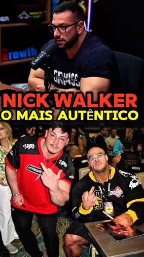 NICK WALKER É O BODYBUILDER MAIS AUTÊNTICO #bodybuilding #arnoldclassic #nickwalker #shorts