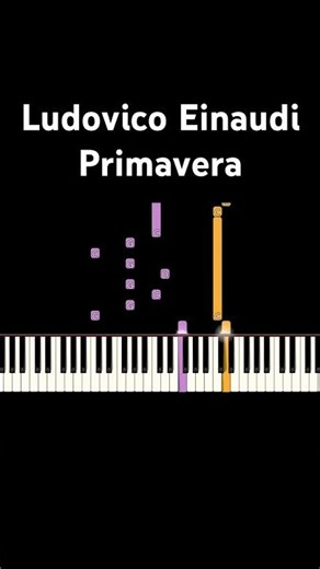 Ludovico Einaudi -Primavera Piano Tutorial #piano #pianotutorial #pianomusic #pianocovers #pianist