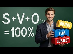 The 3 Building Blocks of English Sentences (Easy for Beginners)