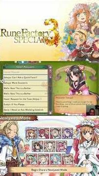 Sakuya : Can I Ask a Quick Favor ? #shorts #runefactory3 #runefactory3special