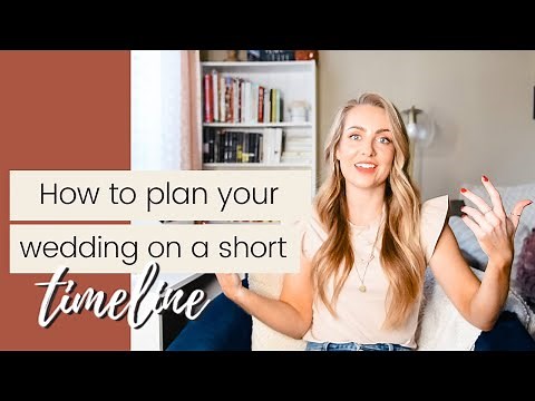 How To Plan A Wedding On A Short Timeline