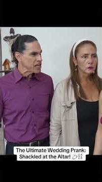 The Ultimate Wedding Prank: Shackled at the Altar! 💍⛓️ #drama #whowillbemylifepartnerta