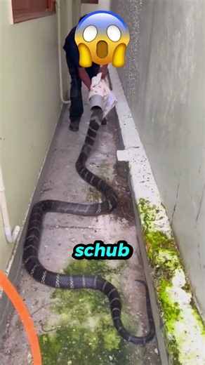 Er fing eine Schlange mit einem Rohr… und was dann geschah, ist SCHOCKIEREND! 😱🐍