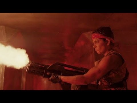Aliens | Vasquez Death Scene | Sci-Fi Movie Clip