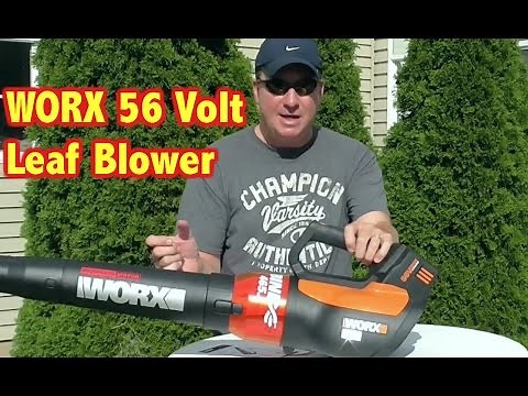 Worx WG591 Turbine 56‑Volt Lithium‑Ion Cordless Leaf Blower Review
