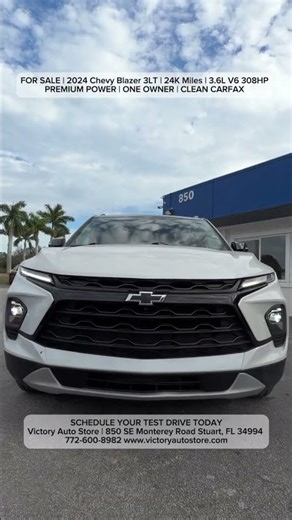 Blazer 2024 LT - 🚨 Spotless CARFAX, Test Drive Ready #cars #chevrolet #carsforsale