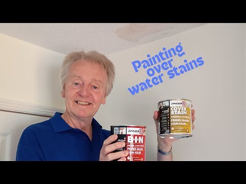 How to Paint Over Water Stains