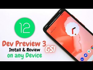 how to flash android 12 gsi DP3 on any android using twrp?? | Mi A2 | Treble | Erfan Gsi