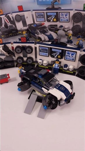 LEGO City Custom Police Car Garage (60457)[489 pcs] #shorts @TopBrickBuilderLite